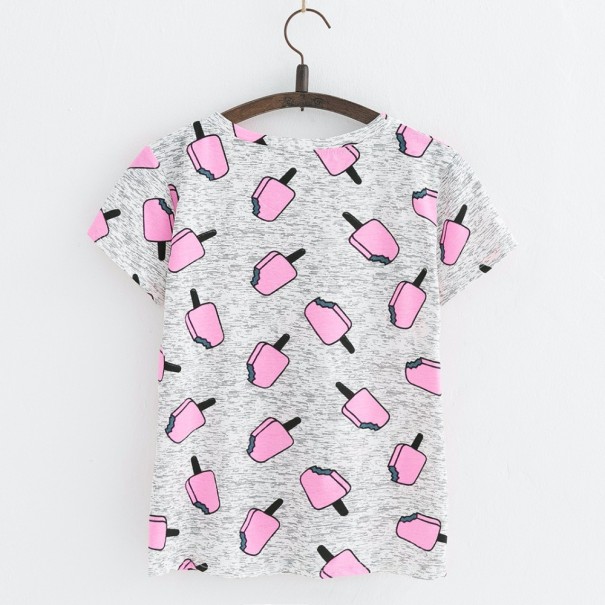 Dame is T-shirt J1799 lilla L