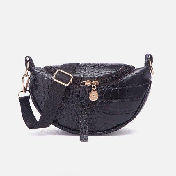 Dame læder crossbody taske M890 sort