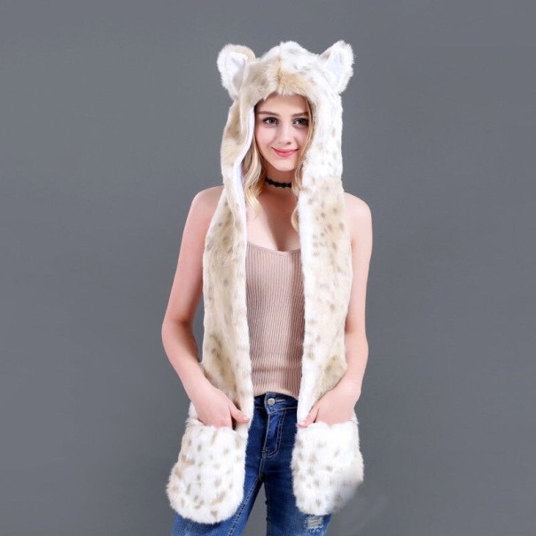 Dame lodne hat Animal 5