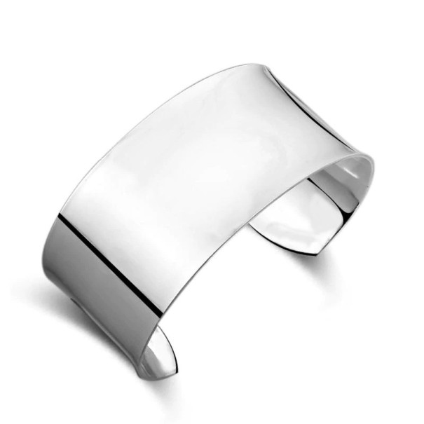 Dame massiv åben armbånd A1675 1