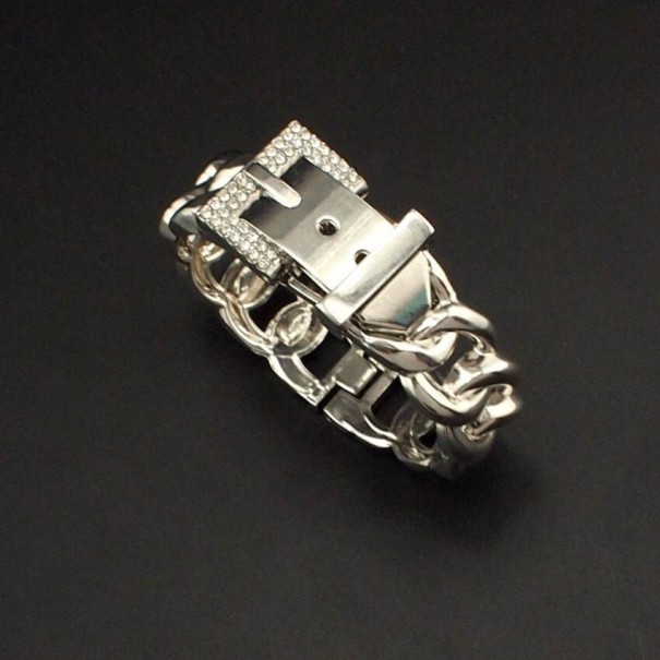 Dame massivt armbånd H234 sølv