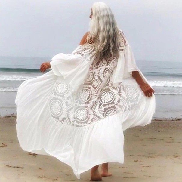 Dame maxi strandkjole P925 3