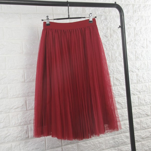 Dame nederdel Sally J3005 rød