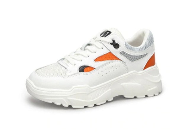 Dame plateausneakers hvid 35