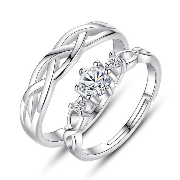 Dame ring 2 stk. D1000 1