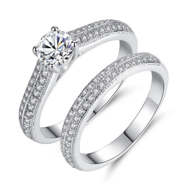 Dame ring 2 stk. D1094 8