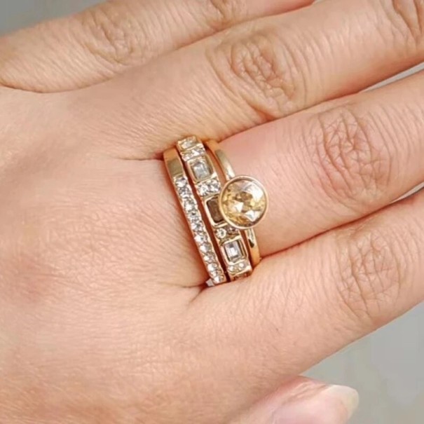 Dame ring 3 stk. D2660 6 1