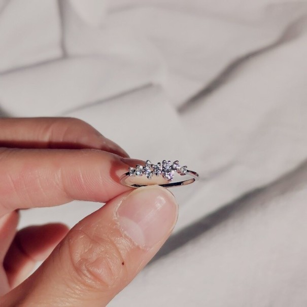 Dame ring D1097 sølv 6