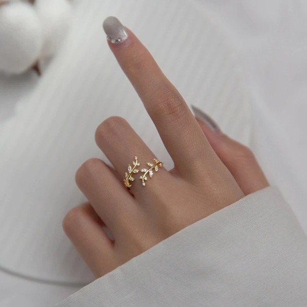 Dame ring D1147 guld