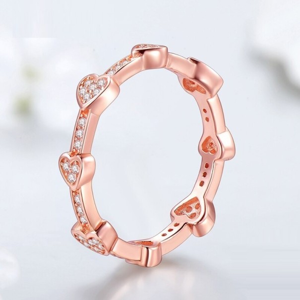 Dame ring D1283 gammelrosa 6