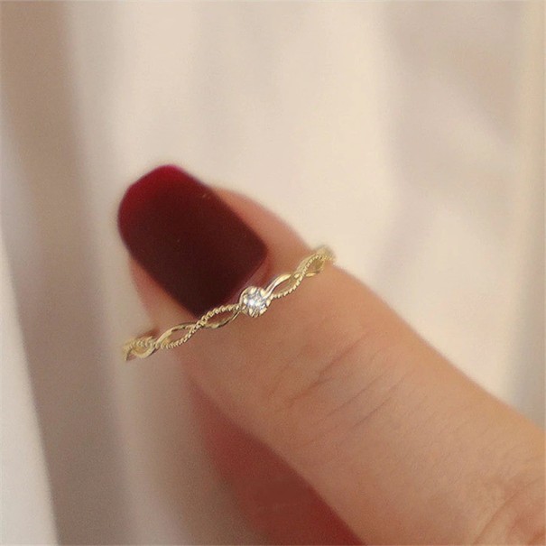 Dame ring D1319 guld