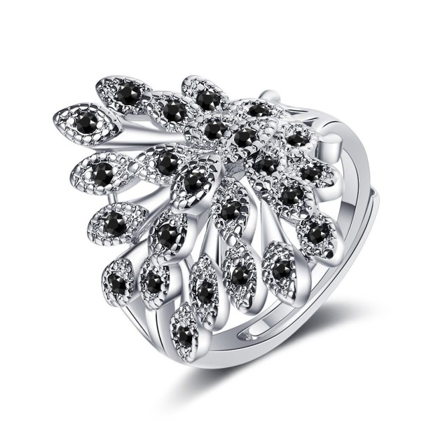 Dame ring D1475 sort