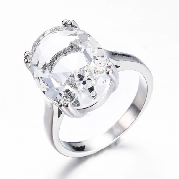 Dame ring D1665 hvid 5