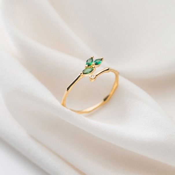 Dame ring D1734 guld