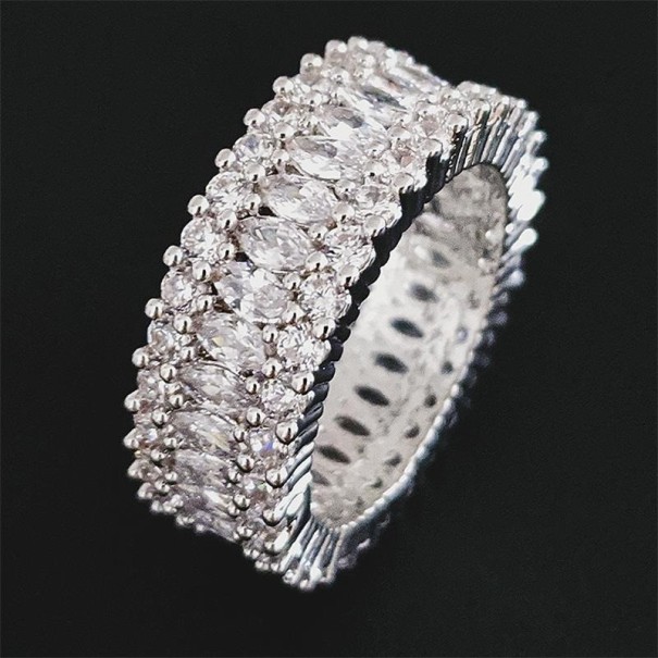 Dame ring D1735 hvid 7