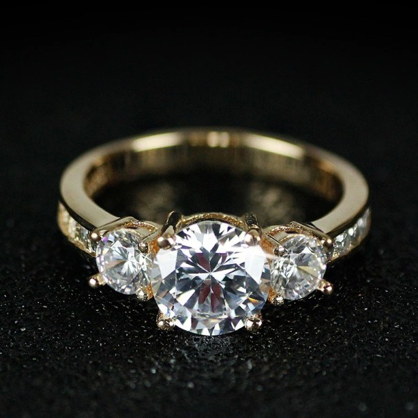 Dame ring D2032 guld 8