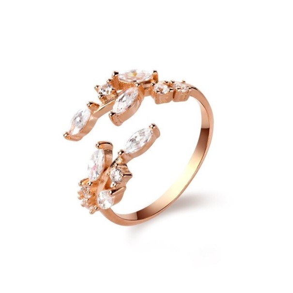 Dame ring D2051 gammelrosa
