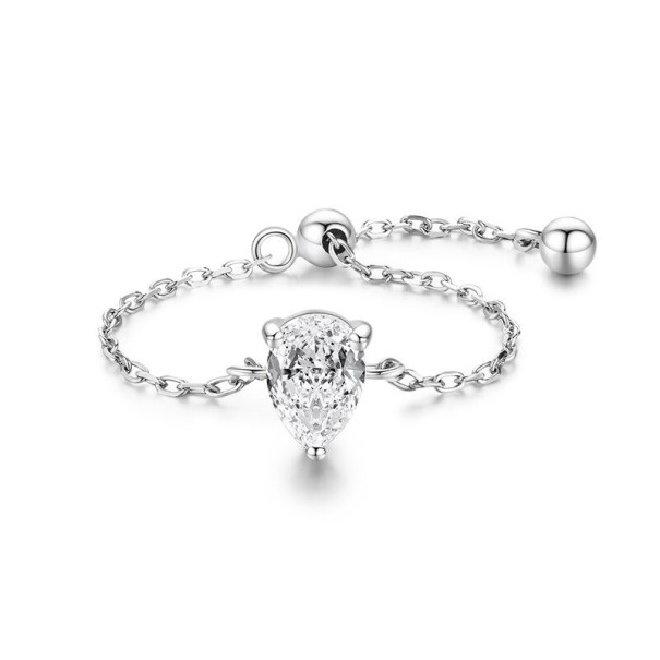 Dame ring D2484 sølv 5