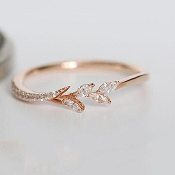 Dame ring D2565 gammelrosa 5