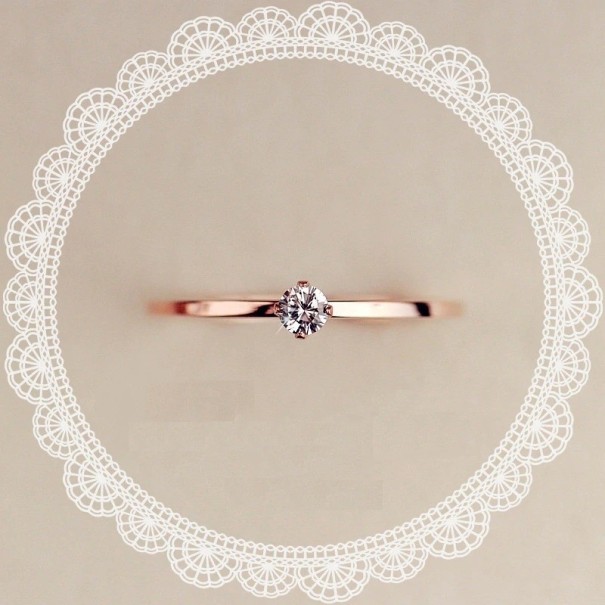 Dame ring D2578 gammelrosa 3