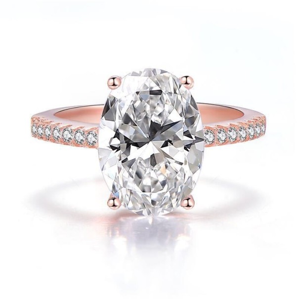 Dame ring D2677 gammelrosa 7