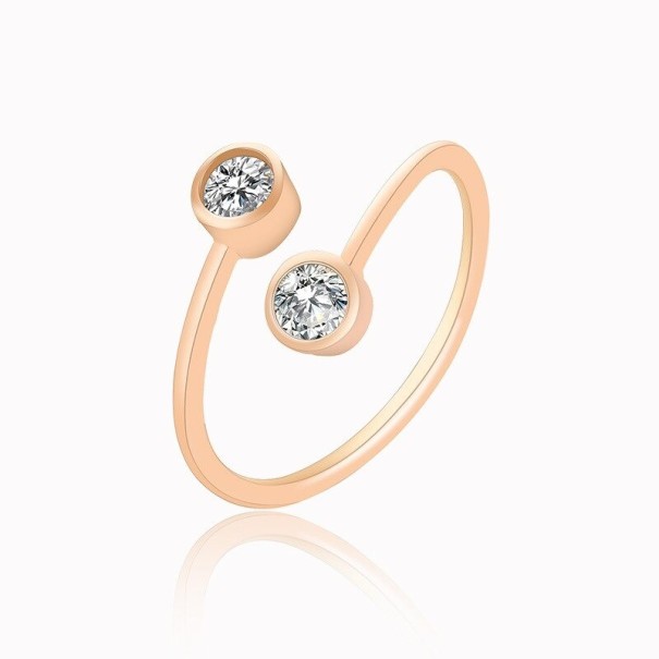 Dame ring D2853 gammelrosa