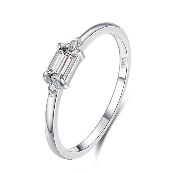 Dame ring D861 sølv 9 2