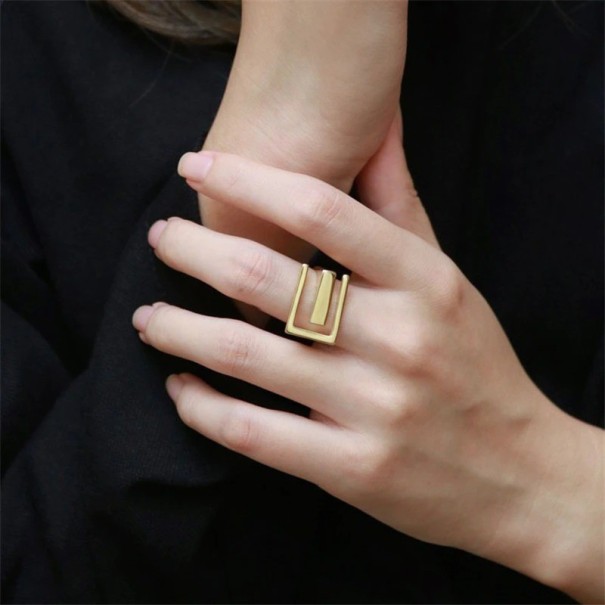 Dame ring D903 guld