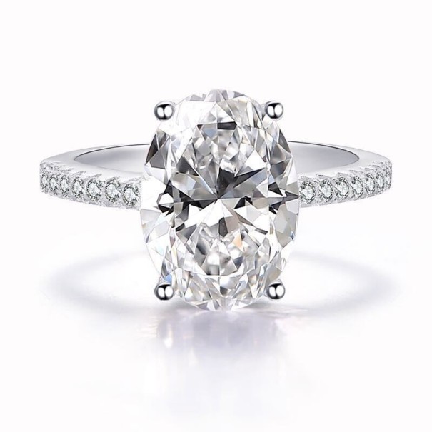 Dame ring D955 sølv 7