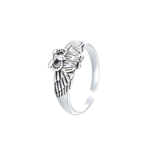 Dame ring med en ugle 1
