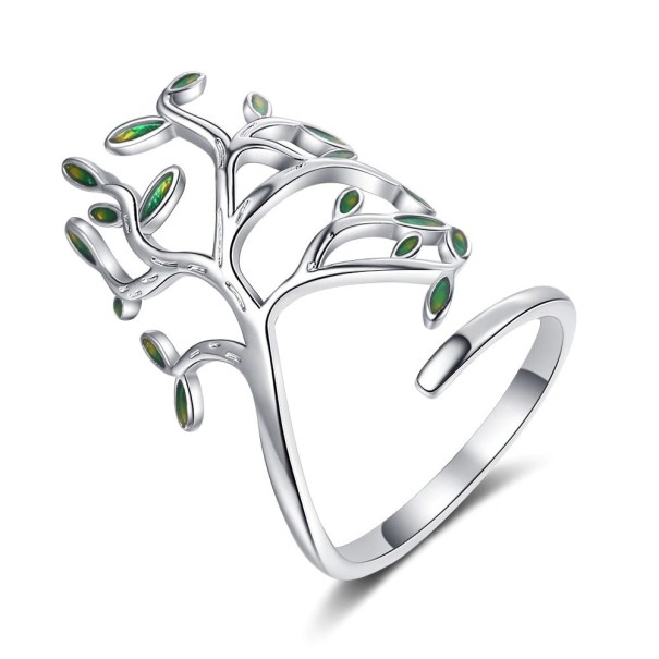 Dame ring med et træ D1342 1