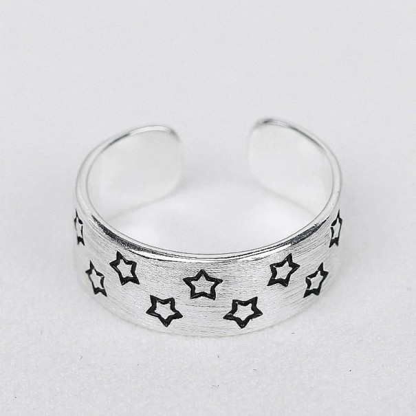 Dame ring med stjerner D2863 1