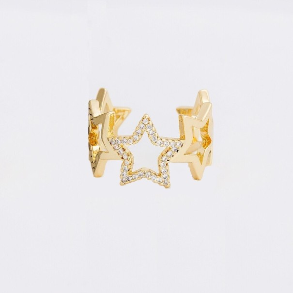 Dame ring med stjerner D2887 1