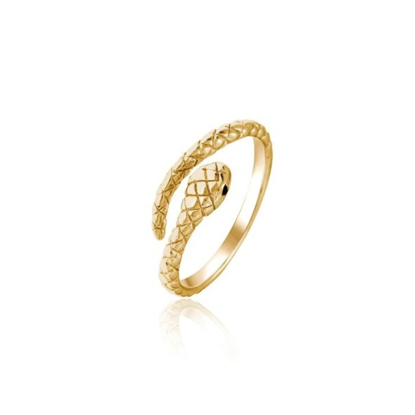 Dame ring slange 1109 guld