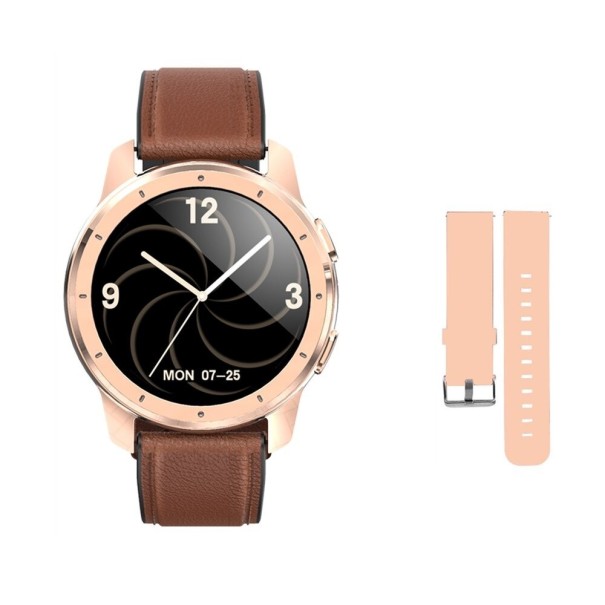 Dame smartwatch med ekstra rem K1371 guld