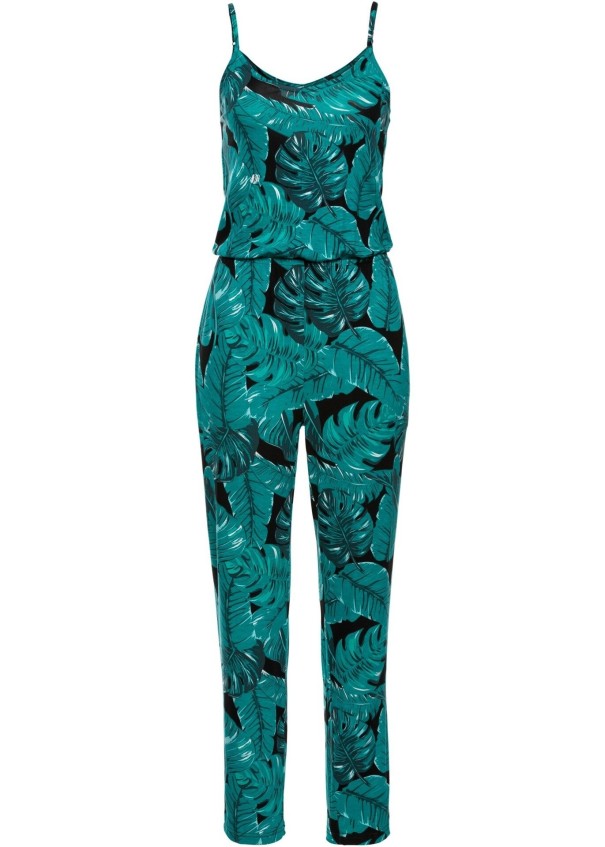 Dame sommerjumpsuit med spaghettistropper S 1