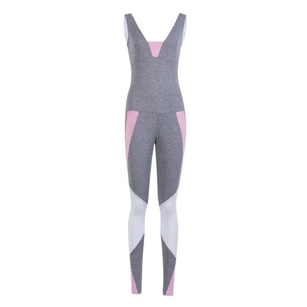 Dame sportsjumpsuit med stropper S