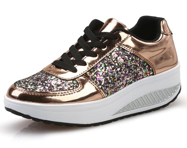 Dame sportssneakers A909 guld 40