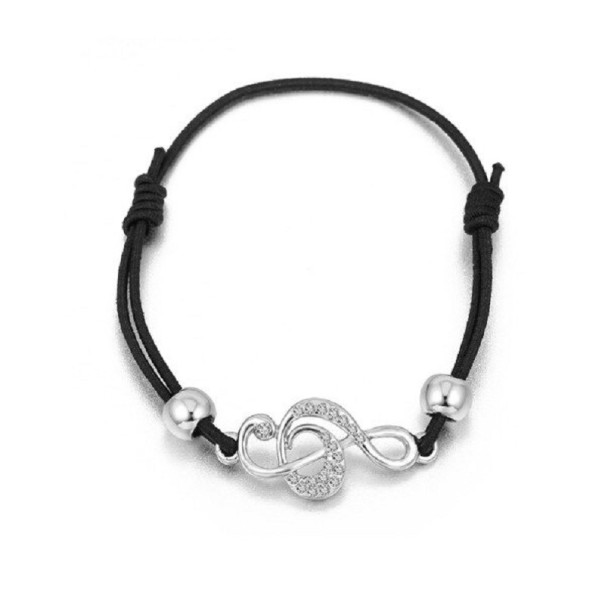 Dame stretch armbånd H656 sølv