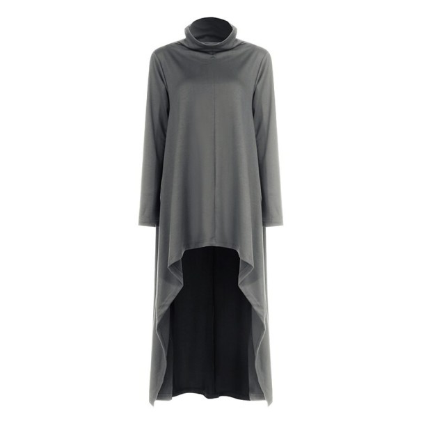 Dame sweatshirtkjole B40 grå XL