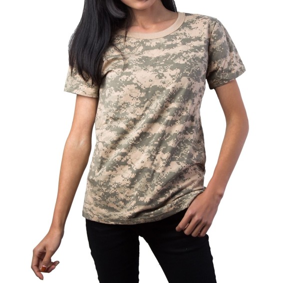 Dame-T-shirt med militærmotiv M 4