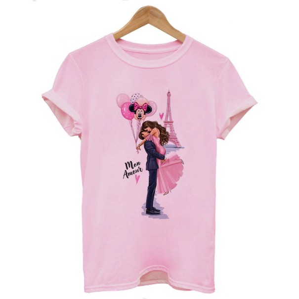 Dame-T-shirt med Paris-motiv XS 3