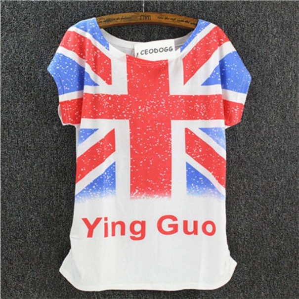 Dame T-shirt med tryk A1230 13