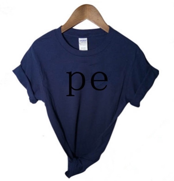 Dame T-shirt med tryk B134 XS 10