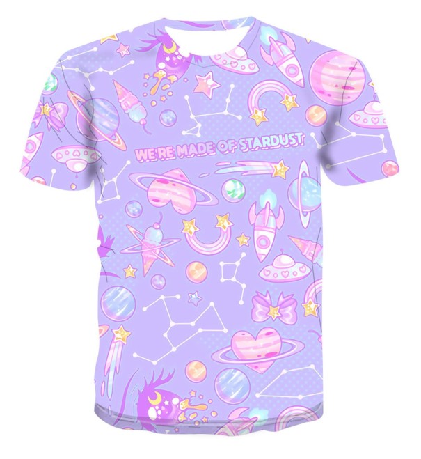 Dame T-shirt med tryk B361 XS 2