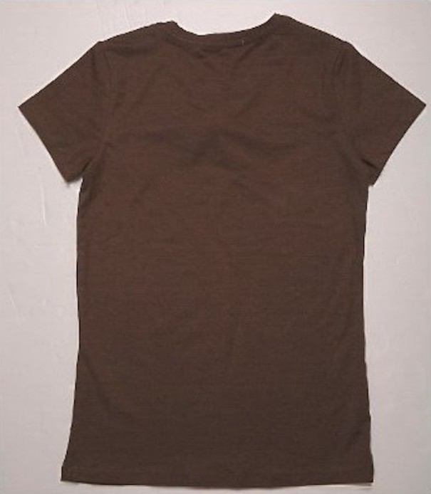 Dame T-shirt Merida J3269 kaffefarvet L