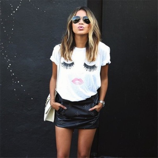 Dame T-shirt til bedste venner B188 L 4