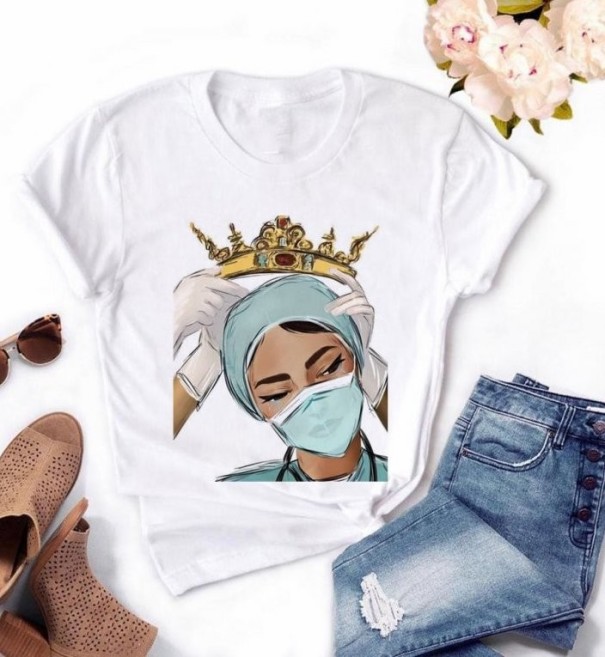 Dame-T-shirt til sygeplejersker A1273 XXS 1