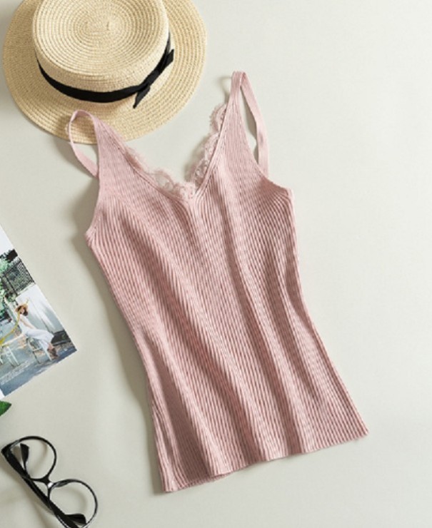 Dame tanktop J3018 rosa XS-M
