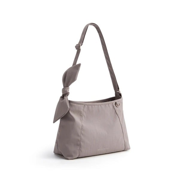 Dame taske over skulderen Crossbody og til armhulen med justerbar rem 33,5 x 25 x 13,5 cm Vandafvisende polyester Til rejser og pendling beige